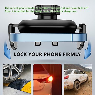 Car Phone Holder Phone Mount for Car Windshield Dashboard Air Vent Universal Hands