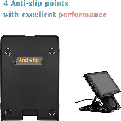 Bracket for Phone,iPad, Portable Folding Non-Slip Stand,4 Levels Angle Adjustment