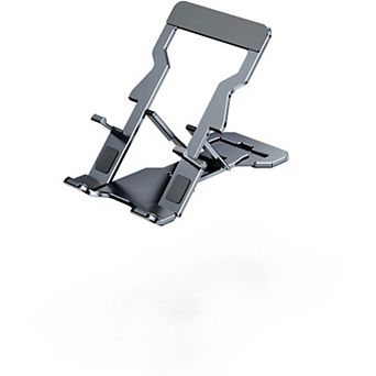 Phone Stand for Desk, Adjustable Cell Phone Stands, Foldable Metal Phone Stands