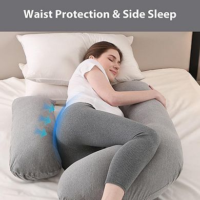 Pregnancy Pillow Maternity Pillow for Side Sleeping Soft Pregnancy Body Pillow