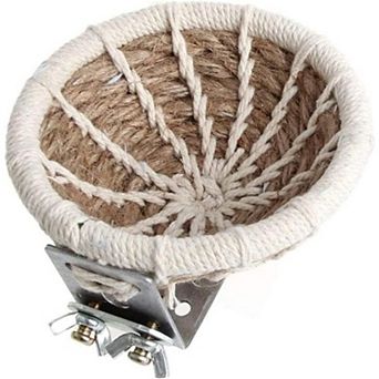 Hand Woven Hemp Rope Bird Nest Bed Cage Bed for Dove Parrot Canary Little Parrot Bird Breeding