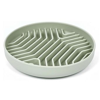 Slow Feeder Dog Bowls, Puzzle Silicone Dog Feeding Bowls with Suction Cups, Anti-Choking