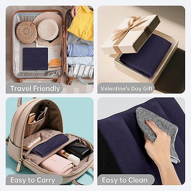 Portable Inflatable Wedge Pillow 2 Pcs, Body Positioner for Sleep, Adjustable Travel Pillow