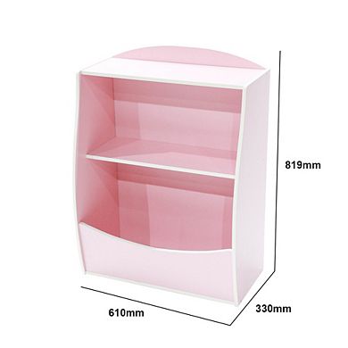 Fancihabor Kids Bookshelf Toy Storage Organizer Cubby for Children's Room Playroom
