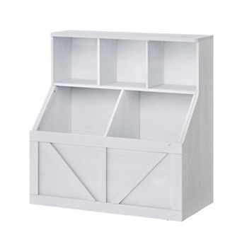Fancihabor Kids Toy Storage Organizer Bookshelf Toddlers Toy and Book Organizer