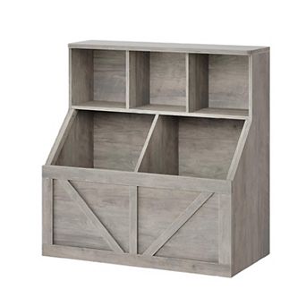 Fancihabor Kids Toy Storage Organizer Bookshelf Toddlers Toy and Book Organizer