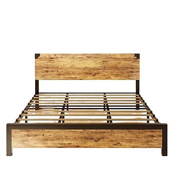 Platform Bed Frame, Noise Free Metal Legs, Under-Bed Storage, No Box Spring Required