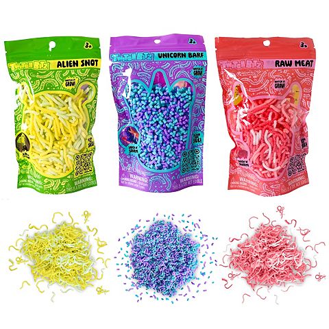Детские игрушки Sunny Days Entertainment Twitch Bits Sensory Strings Soft Stretchy Play Material - Styles May Vary