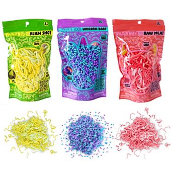 Sunny Days Entertainment Twitch Bits Sensory Strings Soft Stretchy Play Material