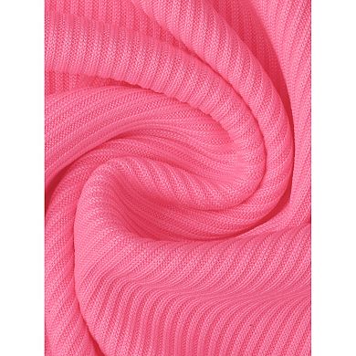 Women's Pajama Set Ribbed Knit Cami Squared Neck Tank Top with Split Shorts Sleepwear Lounge Sets