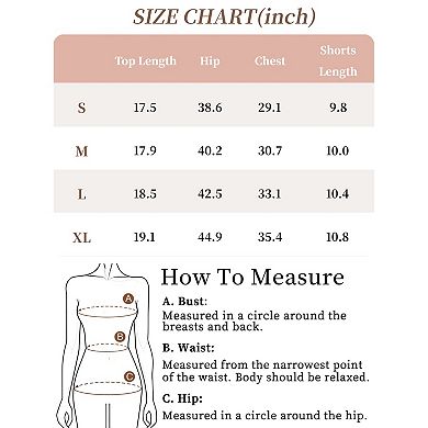 Women's Pajama Set Ribbed Knit Cami Squared Neck Tank Top with Split Shorts Sleepwear Lounge Sets