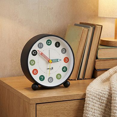 Mechanical Alarm Clock, Pencil Pointer Design, High-Contrast Numbers for Study/Office 4.3"x2.0"x4.3"