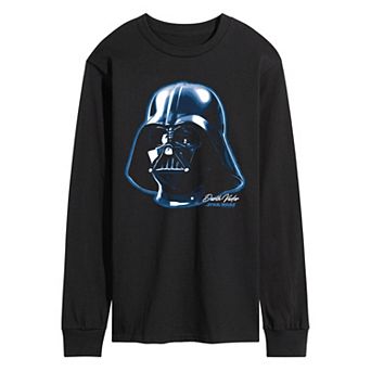 Men's Star Wars Darth Vader Portrait Long Sleeve Graphic Tee