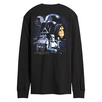Men's Star Wars Empire Collage Long Sleeve Graphic Tee