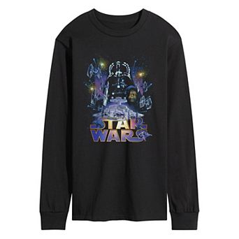 Men's Star Wars Empire Poster Long Sleeve Graphic Tee