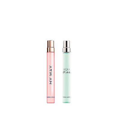 Armani Beauty My Way & Acqua di Gioia Eau de Parfum Travel Spray Gift Set