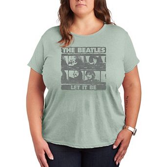 Plus Size The Beatles Let It Be Film Strip Graphic Tee