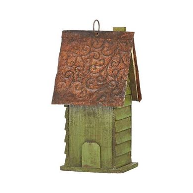 Wood Garden Bird House Decorative