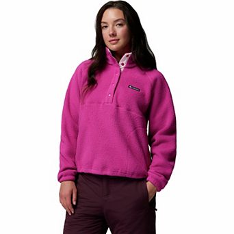 Women's Columbia Jasper Ridge Pebbled Fleece Half Snap Pullover