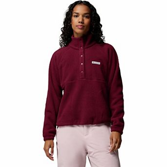 Women's Columbia Jasper Ridge Pebbled Fleece Half Snap Pullover