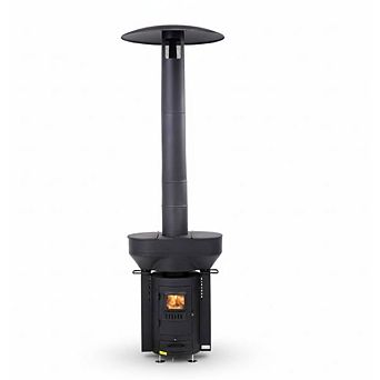 Outdoor Wood Fired Patio Heater