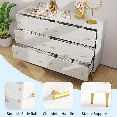 IDEALHOUSE 6-Drawer Dresser