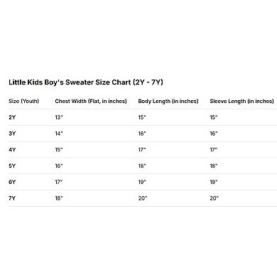 Boy's Striped Knitted Polo Sweater