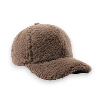 Plush Baseball Cap with Soft Textured Material and Comfortable Structured Fit