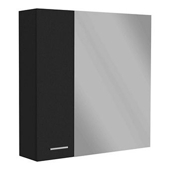 Sines Mirror Medicine Cabinet, With Four Internal Shelves, Double Door, Minimalist Bathroom Storage