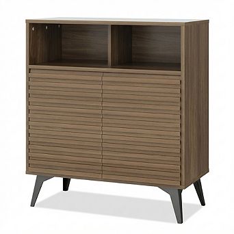 IDEALHOUSE Fluted Storage Cabinet