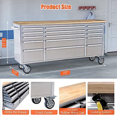 IDEALHOUSE Rolling Tool Cabinet