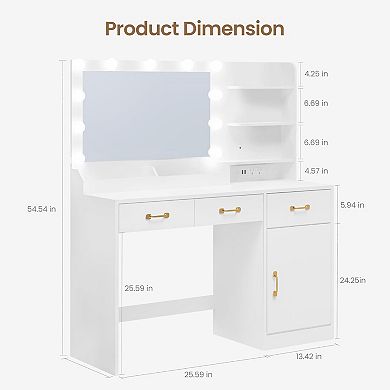 IDEALHOUSE Makeup Vanity Desk