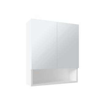 Wanna 23" High Double Door Medicine Cabinet With Three Shelves For Bathroom