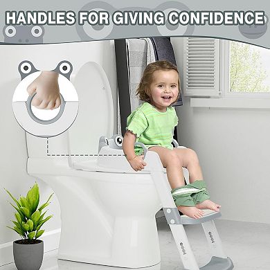 IDEALHOUSE Toddler Toilet Seat & Ladder