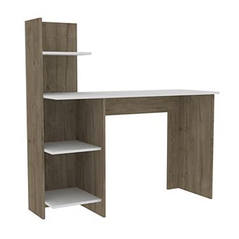 Vilna 120 Writing Desk , Four Shelves