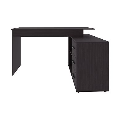 Upton L-Shape Home Office Desk, Studio, Bedroom, Library, Study Table, Work