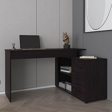 Upton L-Shape Home Office Desk, Studio, Bedroom, Library, Study Table, Work