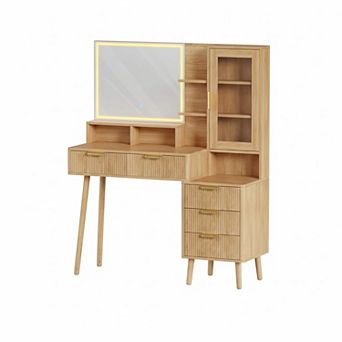 IDEALHOUSE Modern Lighted Makeup Vanity