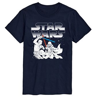 Men's Star Wars Luke vs Vader Graphic Tee
