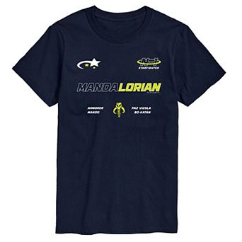 Men's Star Wars The Mandalorian Racing Jersey Graphic Tee
