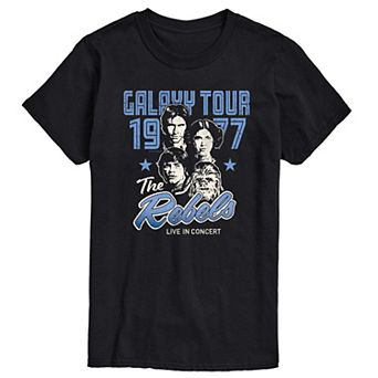 Men's Star Wars The Rebels Galaxy Tour 1977 Graphic Tee