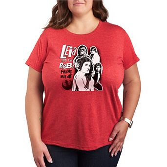 Plus Size Star Wars Leia & The Rebels Graphic Tee