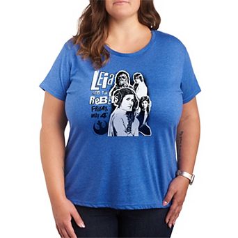 Plus Size Star Wars Leia & The Rebels Graphic Tee