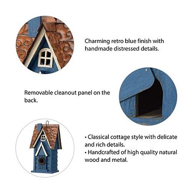 Wood Garden Bird House Decorative