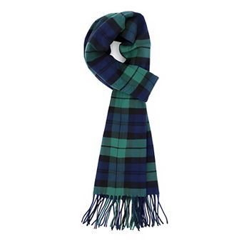 Scottish Heritage Tartan Plaid Cashmere-Feel Scarf for Winter