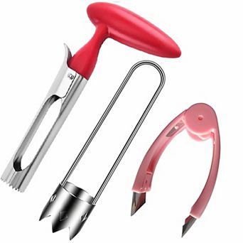 Stainless Steel Fruit & Vegetable Corer for Apple, Pepper, Tomato & Strawberry