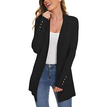 Women Long Sleeve Dressy Casual Knit Cardigan