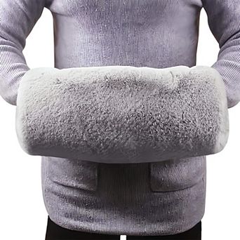 Insulated Faux Fur Hand Gloves for Women - Soft and Plush