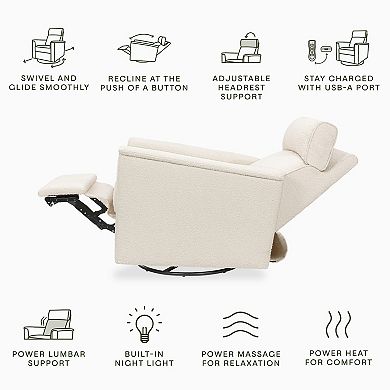 Namesake Willa Deluxe Power Recliner & Swivel Glider with Heat & Massage