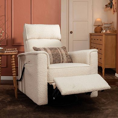 Namesake Willa Deluxe Power Recliner & Swivel Glider with Heat & Massage